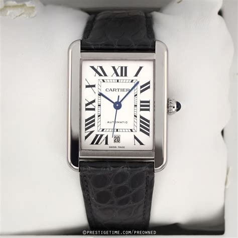 cartier tank preowned|cartier tank solo for sale.